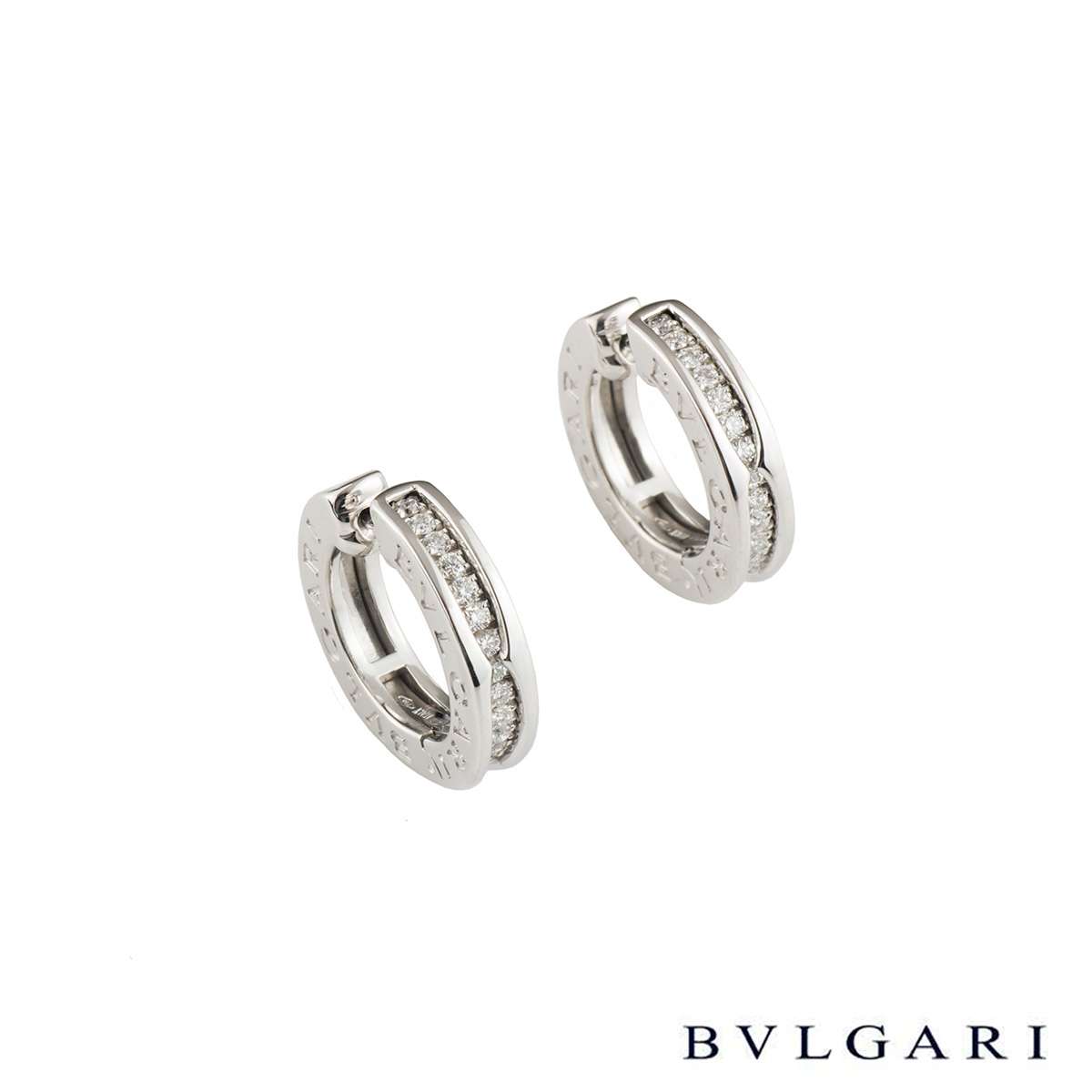 bvlgari earrings with diamonds
